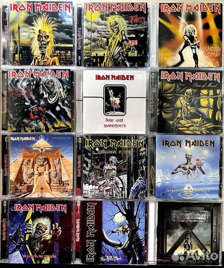 Музыкальные cd диски Iron Maiden есть все альбомы