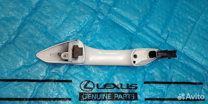 Ручка двери Lexus Rx 4 белый перламутр левая