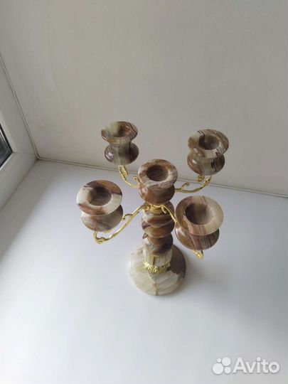 Подсвечник из оникса