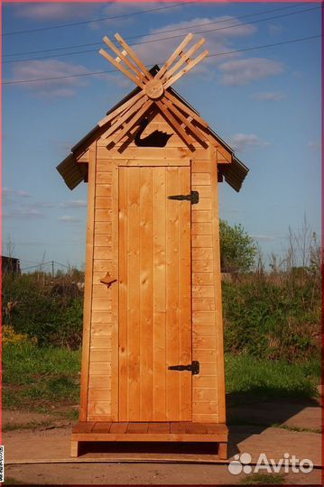 Уличный туалет с установкой PRO878