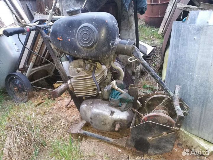 Мотоблок лебедочный