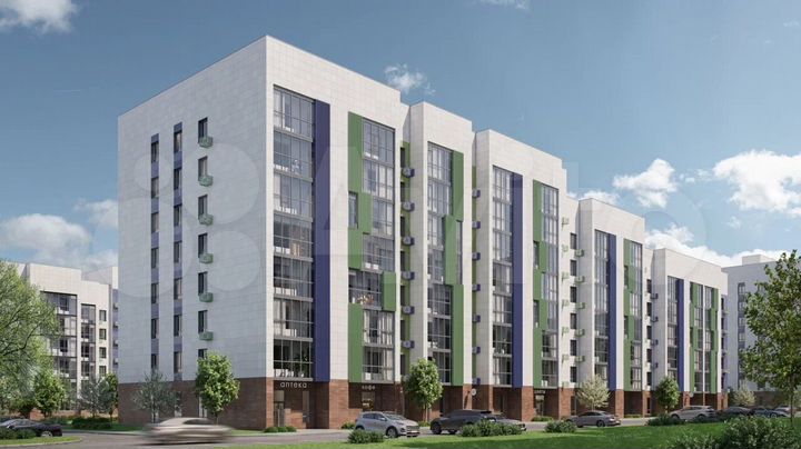 2-к. квартира, 51,1 м², 7/8 эт.