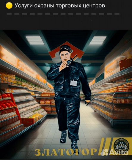 Услуги охраны объектов