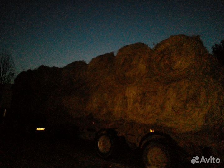 В рулонах: Сено