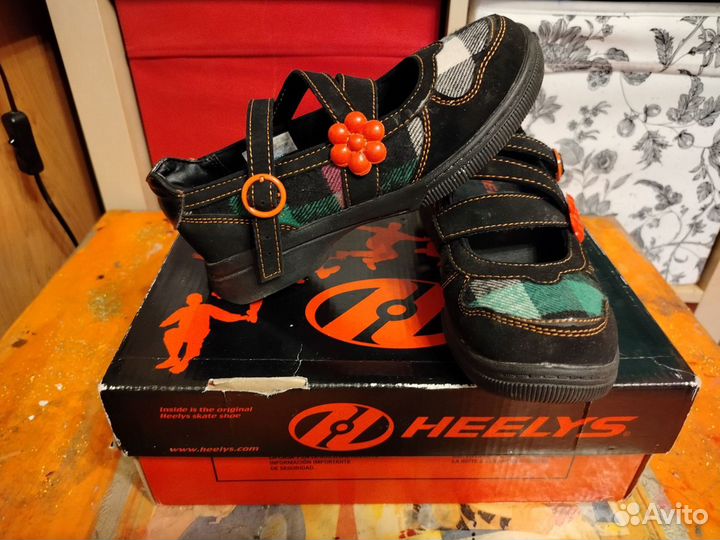 Кроссовки Туфли на роликах heelys 32 б/у