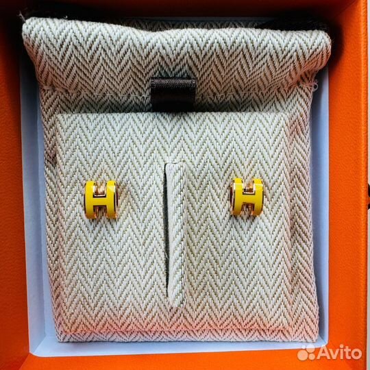 Серьги Hermes Mini Pop