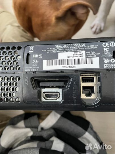 Xbox 360 + 2 геймпада и игры