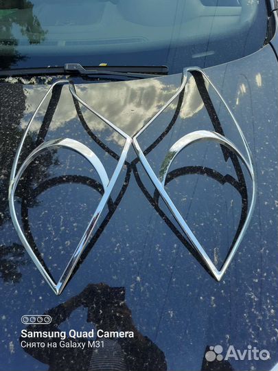 Накладки на фары Тойота Прадо 120