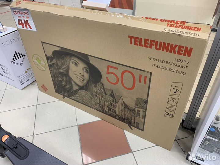 Telefunken TF-LED50S02T2SU (новый)