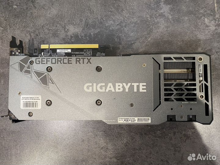 Видеокарта RTX 3070 gigabyte eagle