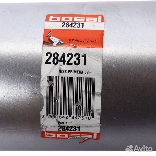 Глушитель nissan Primera (P12) (01-07) средняя часть bosal