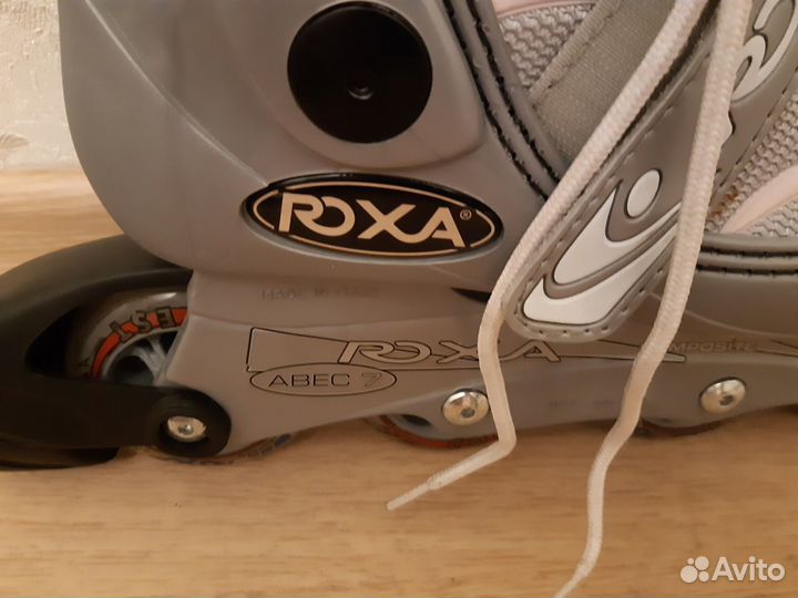 Роликовые коньки roxa (Италия) и защита atemi
