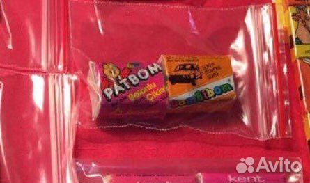 Вкладыши, обертки, жевательная резинка 90х