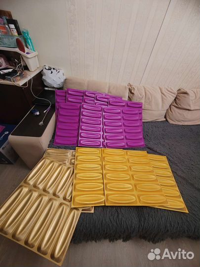 Гипсовые 3d панели