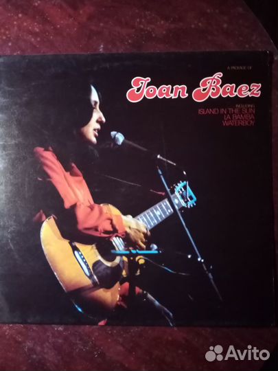 Виниловая пластинка Joan Baez LP 1978