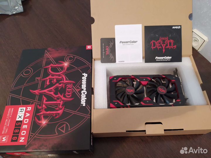 Видеокарта PowerColor AMD Radeon RX 580 Red Devil