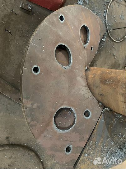 Шнек буровой простой двухзаходный SB-2 520