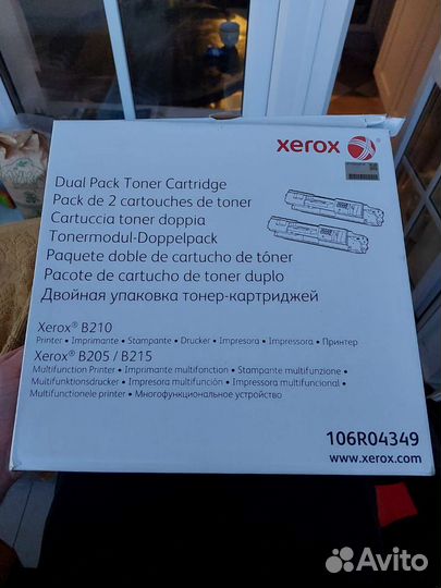 Тонер картридж для принтера мфу xerox b210/205/215