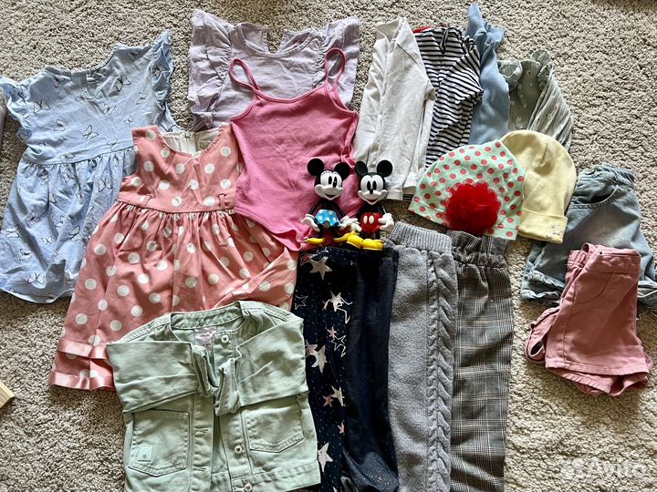 Детские вещи пакетом на девочку 92