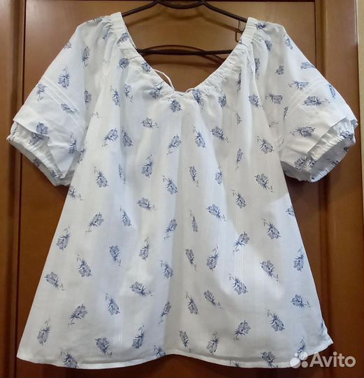 Блузка летняя хлопок 50-52