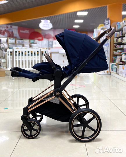 Коляска 2в1 Cybex Priam IV Rose Gold
