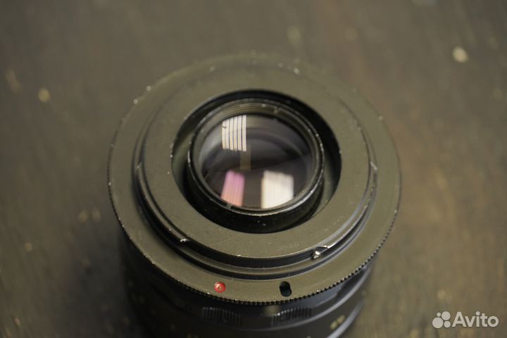 Helios 44 2 вместе с переходником Canon