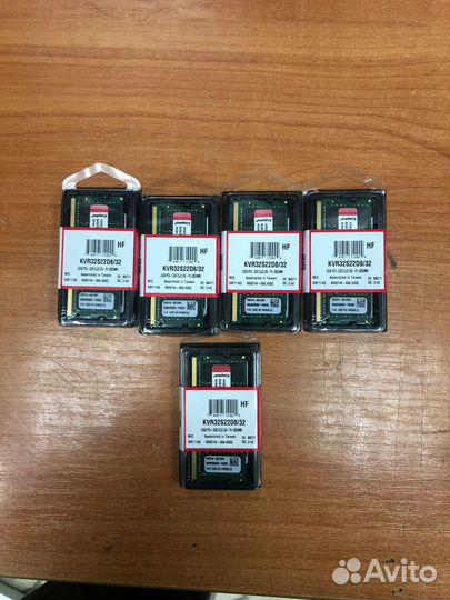 Kingston valueram 32 гб DDR4 3200 мгц KVR32S22D8