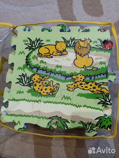 Мягкий коврик пазл