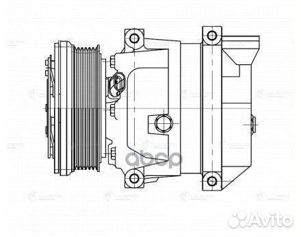 Компрессор кондиц. для а/м Chevrolet Aveo (02)