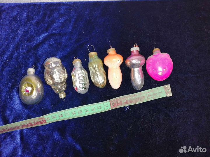 Игрушки елочные советские