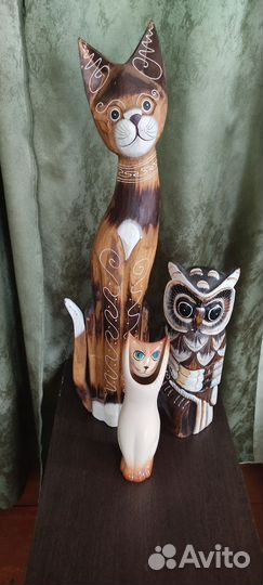 Деревянные статуэтки