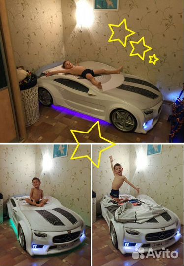 Детская кровать с колесами