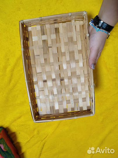 Корзина плетеная на кухню