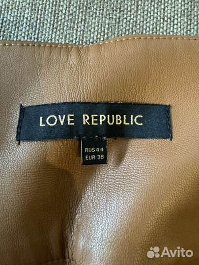 Кожаная юбка Love Republic