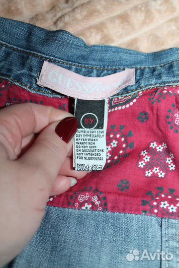 Джинсовое платье для девочки