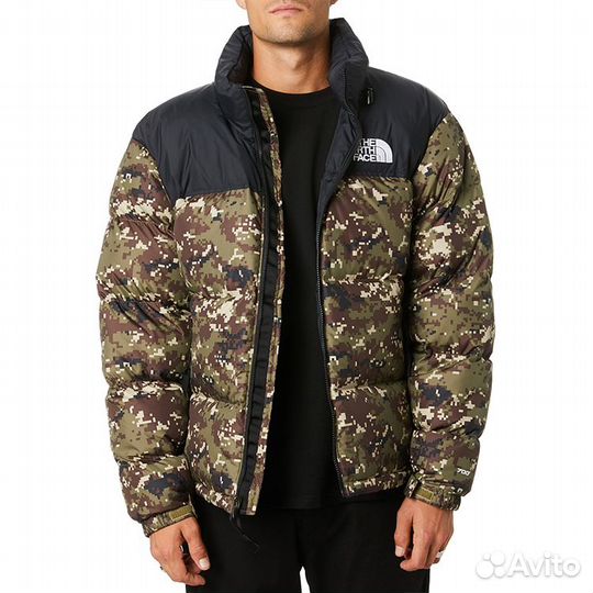 THE north face 1996 Collection Down Jacket Unisex Green Camouflage (L)(88)