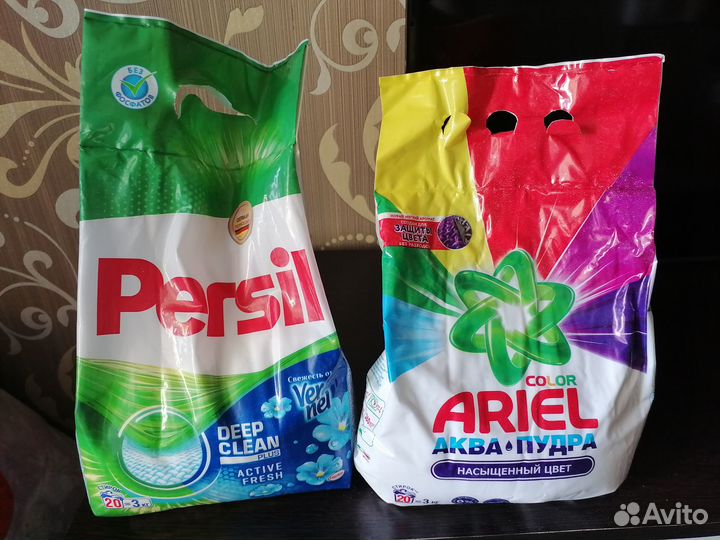 Стиральный порошок Ариэль и персил 3кг