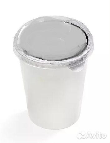 Для рассады стаканы пластик, белые 300 мл. Много