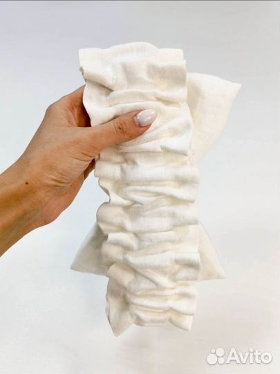 Бант на резинке для одеяла на выписку