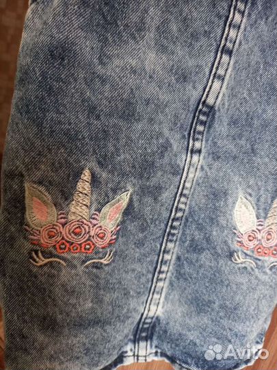 Джинсовый комбинезон и сарафан 92 gloria jeans