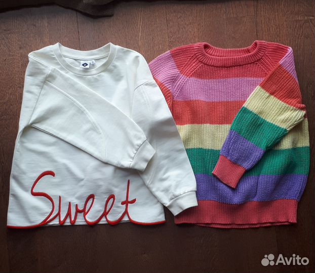 Кофты на девочку 4-5 лет