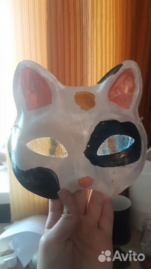 Маска кошки для квадробики