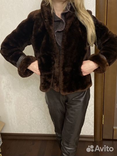 Шубка тедди (натуральный мутон)