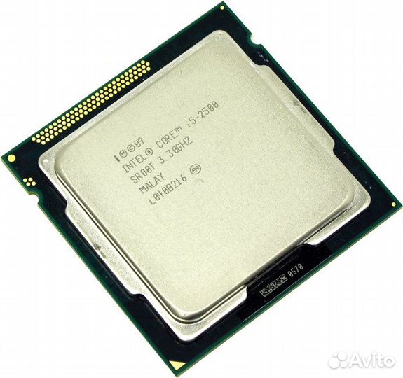 Процессоры Intel i5-2500 (4 ядра, 3,3 GHz)