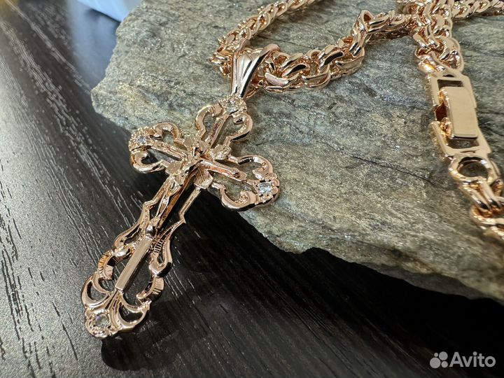 Цепочка и крестик