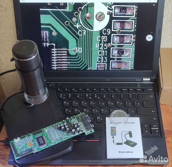 Правильный USB-микроскоп для пайки + микролинейка