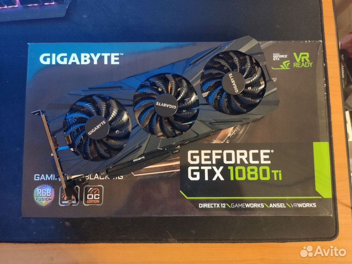 Видеокарта Nvidia GeForce GTX 1080ti Gigabyte 11gb