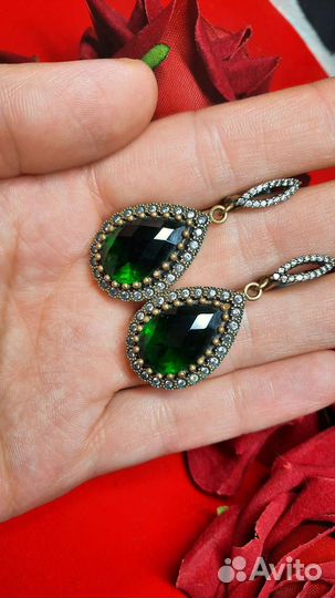 Серьги серебро