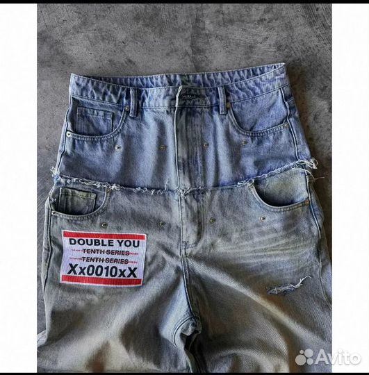 Джинсы Double waist Yori type