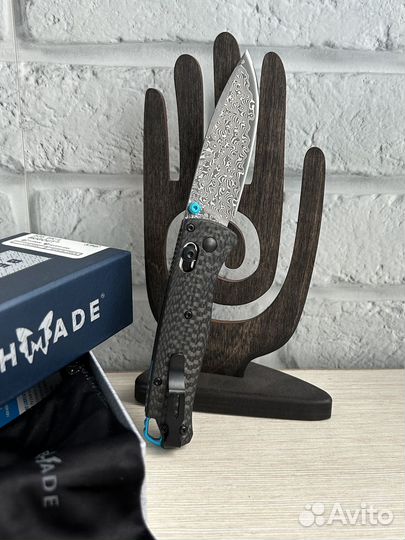 Нож Benchmade bugout 535 carbon дамаск подшипники